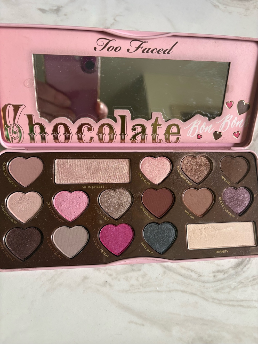 Too Faced Chocolate Bon Bon Eyeshadow Palette - Pink, Brown